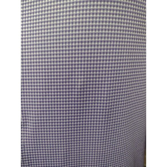 Men's Mizzen+Main LS Purple White Check Dress Button Shirt Size 2XL Trim Fit - Picture 2 of 10